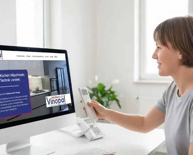 Kontakt zum Küchenstudio Vinopal in 91154 Roth für moderne Einbauküchen aufnehmen.