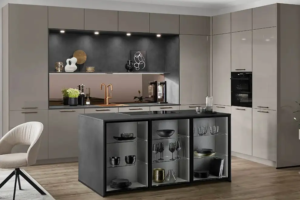 moderne küchen in roth